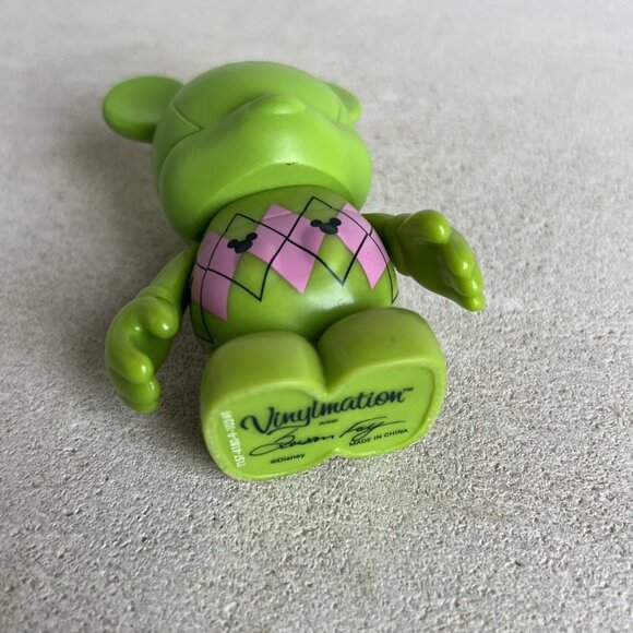 New Disney Vinylmation Urban Series 5 Green Argyle 3" Vinyl Figure - Picture 7 of 8